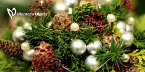 Holiday Inspired Arrangements Using Flowers and Greens